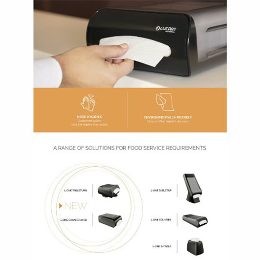 Dozator za salvete za pult L-One Counter