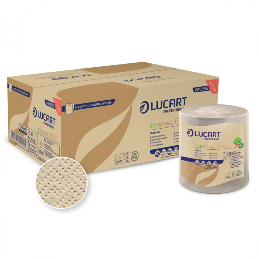 Ubrus u rolni autocut Lucart Econatural 155 ID
