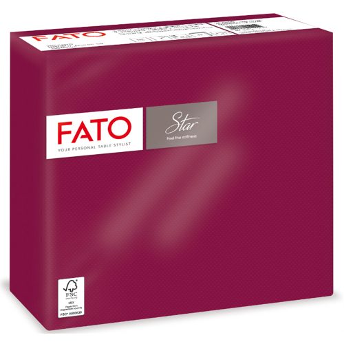 Papirne salvete u boji Fato Star - Bordo