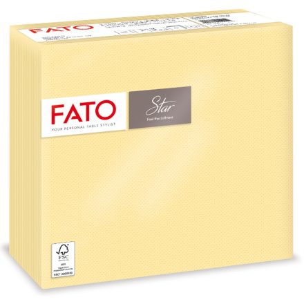 Papirne salvete u boji Fato Star - Champagne