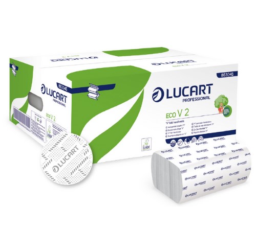 Savijeni ubrus za ruke Lucart Eco V2