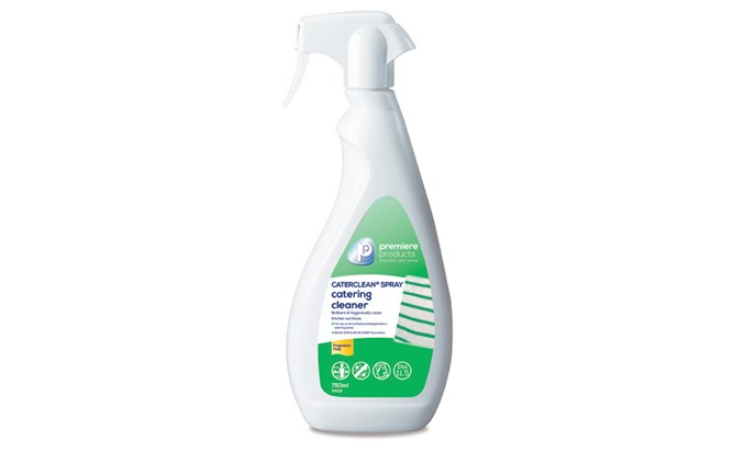 Sprej za odmašćivanje i dezinfekciju površina u prehrambenoj industriji Caterclean