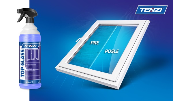 Sredstvo za čišćenje staklenih povrišina Top Glass